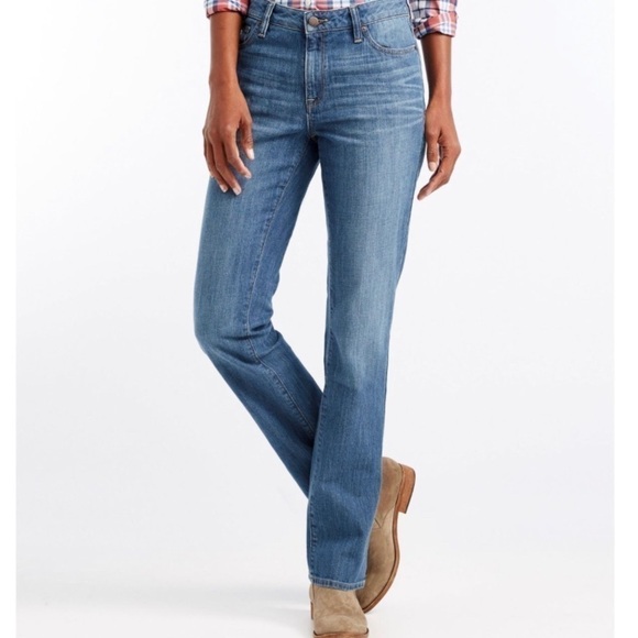 L.L. Bean Denim - Women's L.L.Bean 1912 Jeans, Favorite Fit Straight-Leg